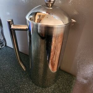 Elegant Silver Coffee Press